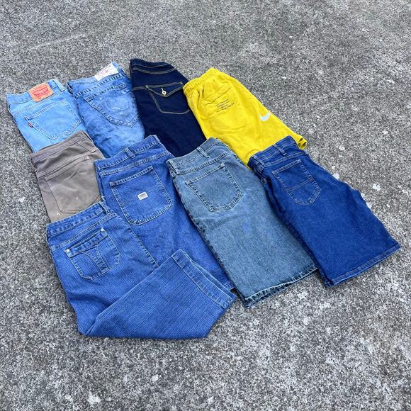 Y2K Ecko Big Boys Jorts Jeans Shorts Lot Baggy Skater Hip Hop Denim Bulk Resell